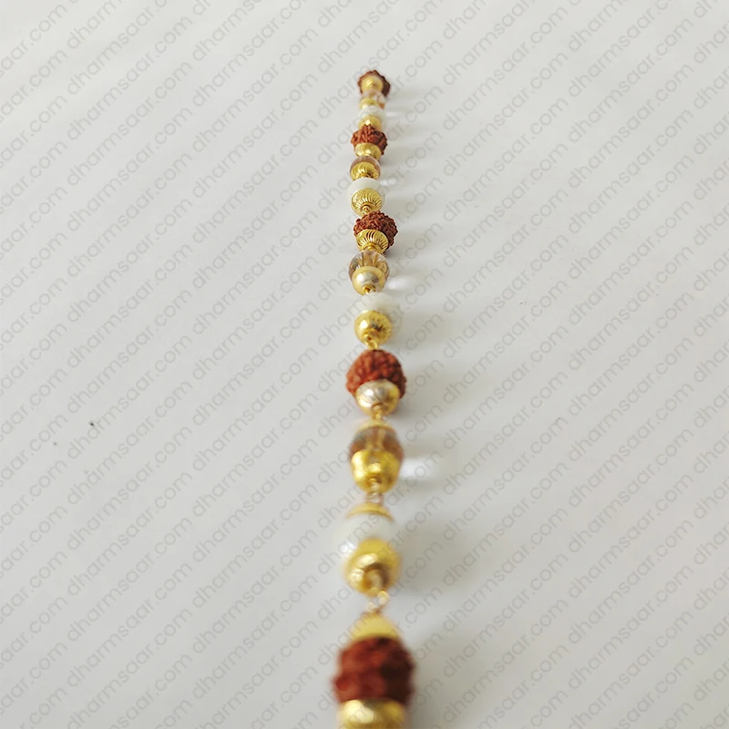 Rudraksha Bracelet Golden  Kalyanastrogems